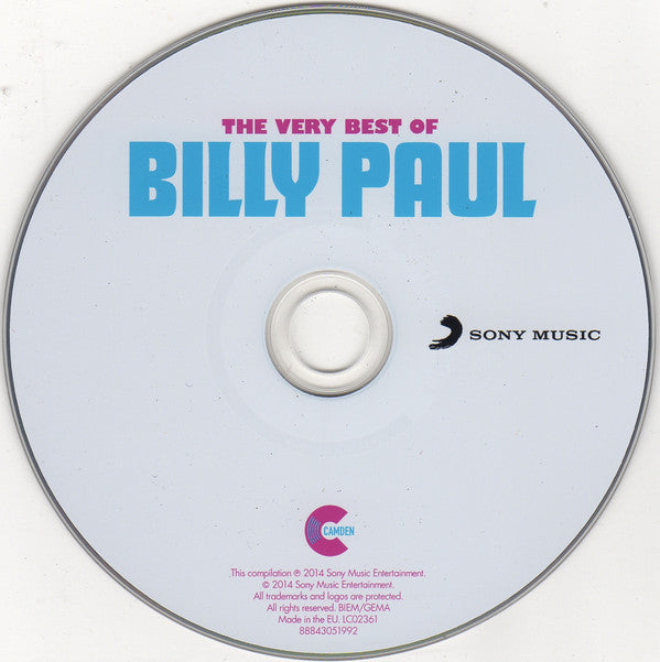 Billy Paul : The Very Best Of Billy Paul (CD, Comp)