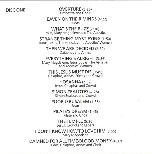 Various : Jesus Christ Superstar (The Original Motion Picture Sound Track Album) (2xCD, Album)