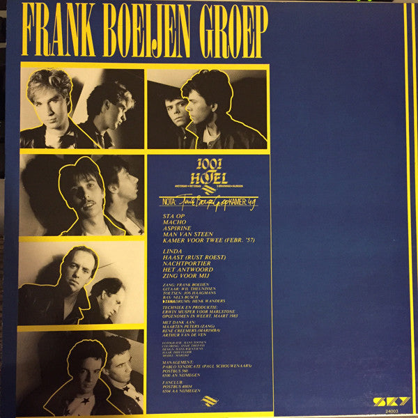 Frank Boeijen Groep : 1001 Hotel (LP, Album)