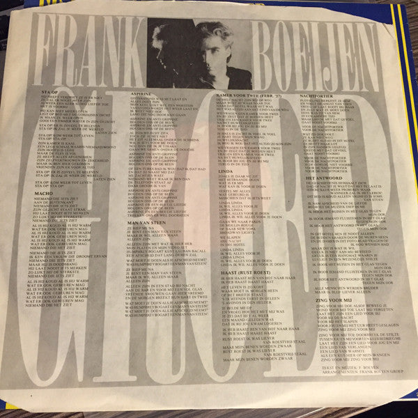 Frank Boeijen Groep : 1001 Hotel (LP, Album)