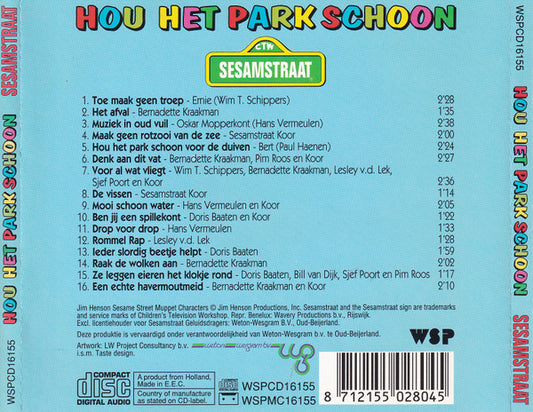Sesamstraat : Hou Het Park Schoon (CD, Album)