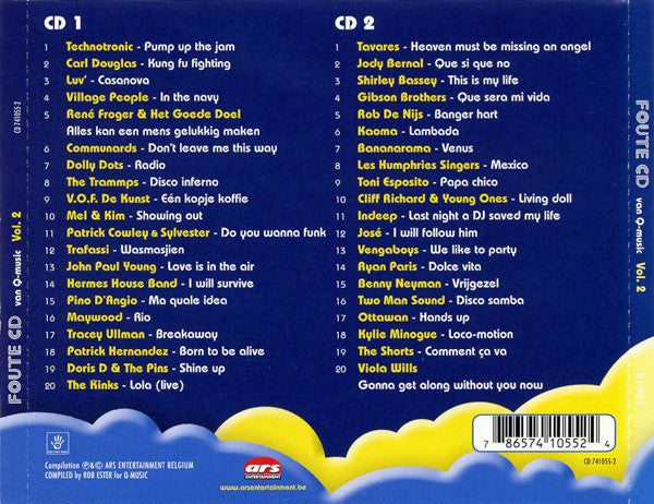 Various : Foute CD Van Q-Music Vol. 2 (2xCD, Comp)