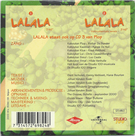 Kabouter Plop : Lalala (CD, Single)