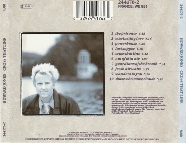 Howard Jones : Cross That Line (CD, Album)