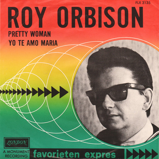 Roy Orbison : Pretty Woman / Yo Te Amo Maria (7", Single, RE, Red)