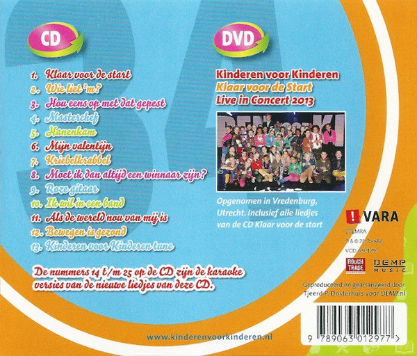 Kinderen voor Kinderen : 34 - Klaar Voor De Start (CD, Album + DVD-V, PAL)