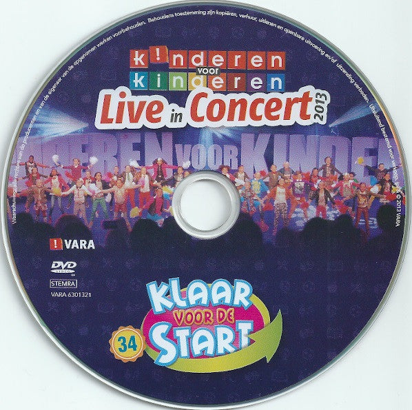 Kinderen voor Kinderen : 34 - Klaar Voor De Start (CD, Album + DVD-V, PAL)