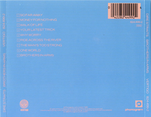 Dire Straits : Brothers In Arms (CD, Album)