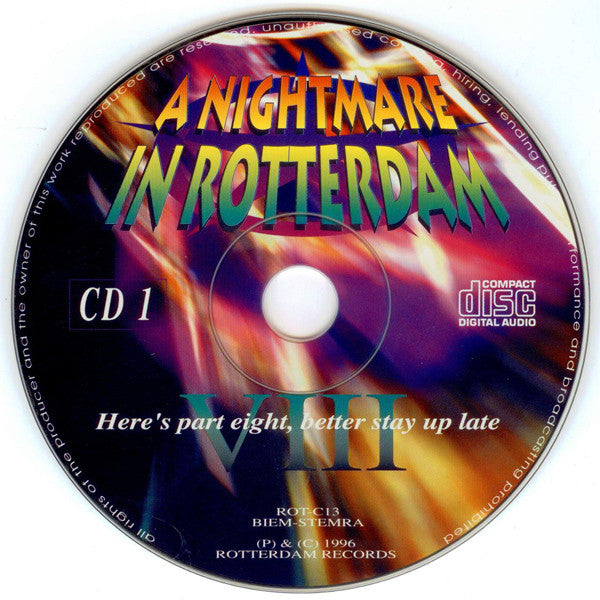 Various : A Nightmare In Rotterdam Part Eight (The Ultimate Hardcore Compilation) (2xCD, Comp)