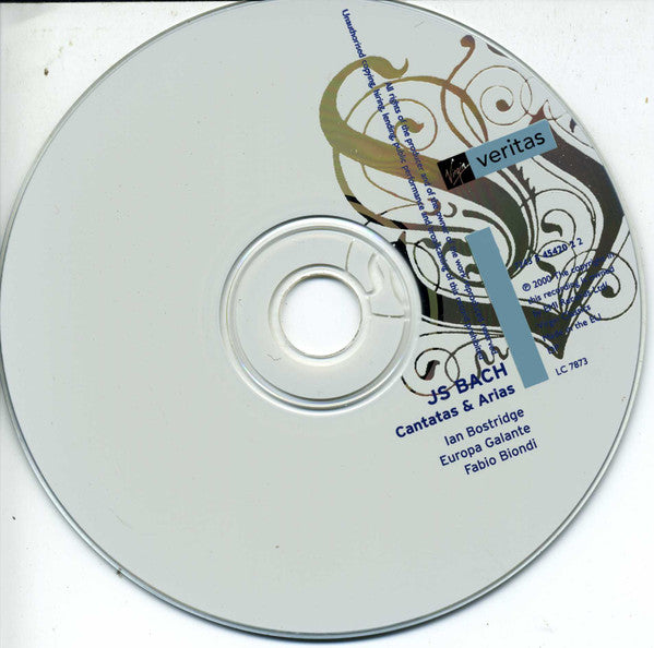Johann Sebastian Bach - Ian Bostridge, Europa Galante . Fabio Biondi : Cantatas & Arias (CD, Album)