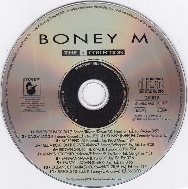 Boney M. : The ★ Collection (CD, Comp)