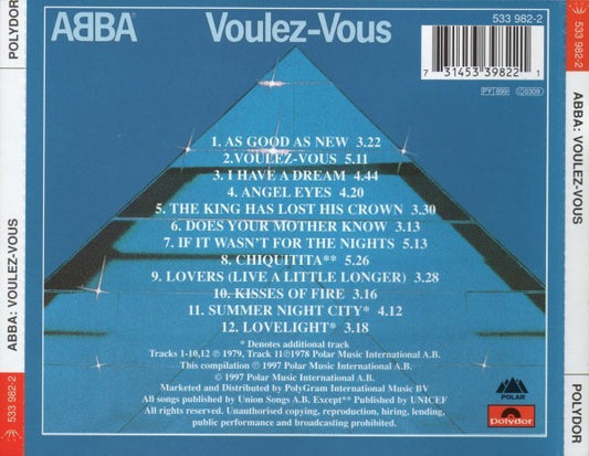 ABBA : Voulez-Vous (CD, Album, RE, RM)