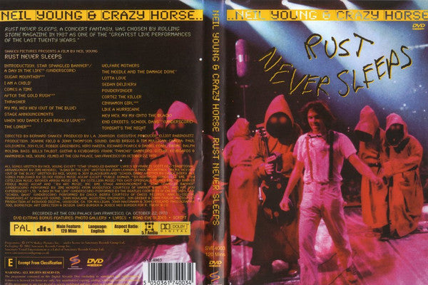 Neil Young & Crazy Horse : Rust Never Sleeps (DVD-V, Multichannel, PAL, Dol)