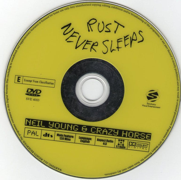 Neil Young & Crazy Horse : Rust Never Sleeps (DVD-V, Multichannel, PAL, Dol)