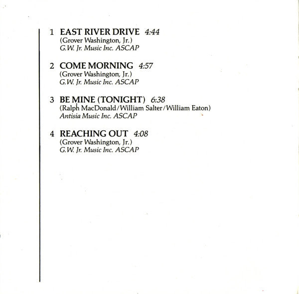 Grover Washington, Jr. : Come Morning (CD, Album, RE, Tar)