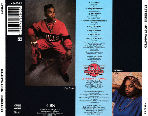 "Fast" Eddie Smith : Most Wanted (CD, Album)