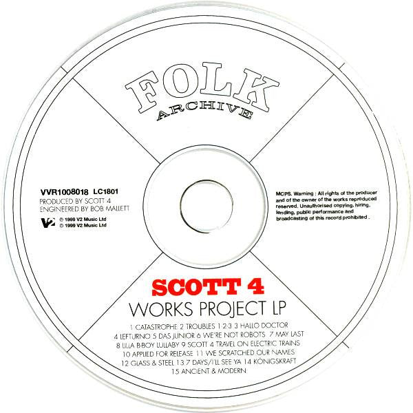 Scott 4 : Works Project LP (CD, Album)