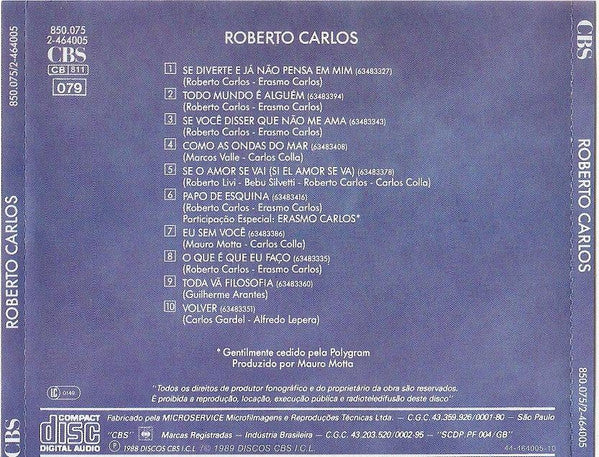 Roberto Carlos : Roberto Carlos (CD, Album)