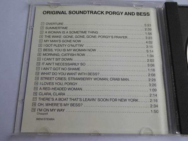 Samuel Goldwyn : The Samuel Goldwyn Motion Picture Production of Porgy & Bess  (CD, Album)