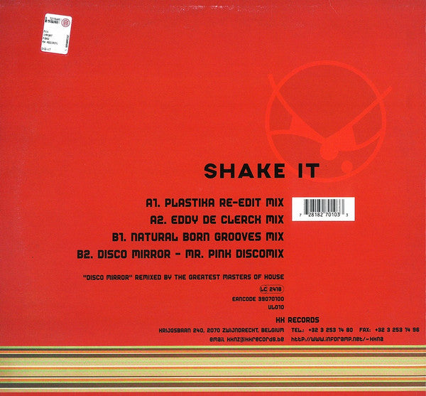 Plastika : Shake It (Remixes) (12")