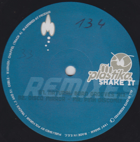 Plastika : Shake It (Remixes) (12")
