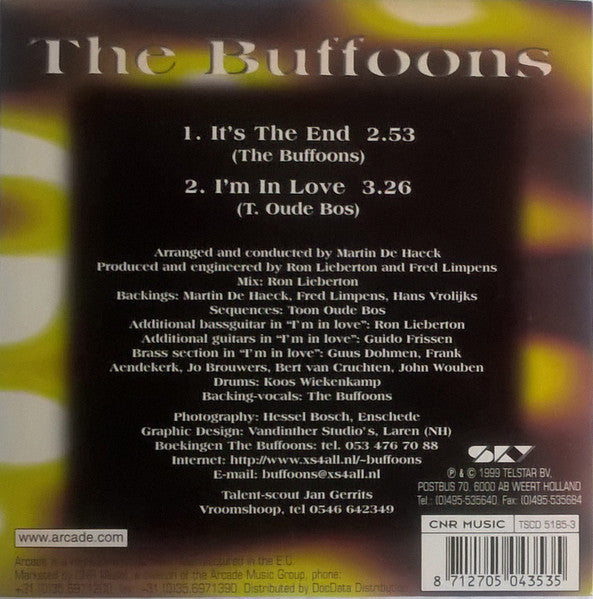 The Buffoons : It's The End (CD, Single)
