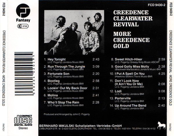 Creedence Clearwater Revival : More Creedence Gold (CD, Comp, RE)
