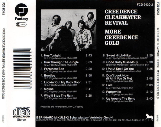 Creedence Clearwater Revival : More Creedence Gold (CD, Comp, RE)