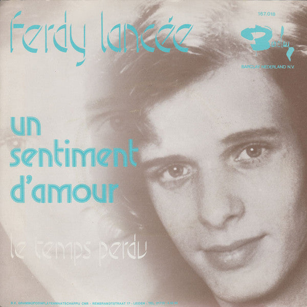 Ferdi Lancee : Un Sentiment D'Amour  (7", Single)