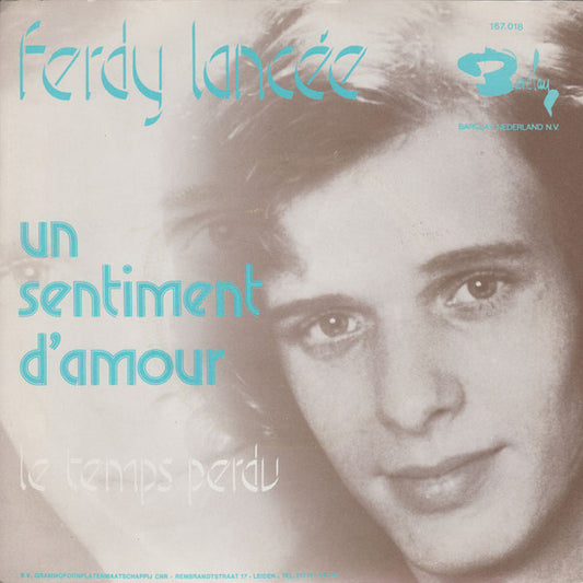 Ferdi Lancee : Un Sentiment D'Amour  (7", Single)