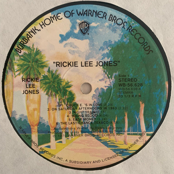 Rickie Lee Jones : Rickie Lee Jones (LP, Album)