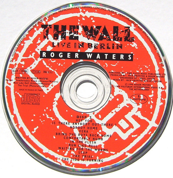 Roger Waters : The Wall (Live In Berlin) (2xCD, Album, RE)