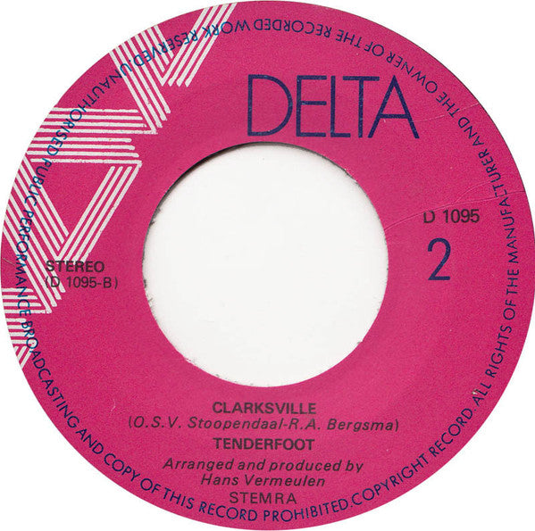 Tenderfoot (2) : Island Of Dreams / Clarksville (7", Single)
