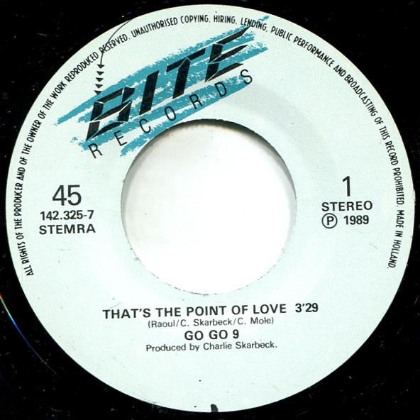Go Go 9 : That's The Point Of Love (7", Single)