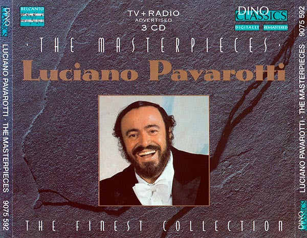 Luciano Pavarotti : The Masterpieces (3xCD, Comp, RM)