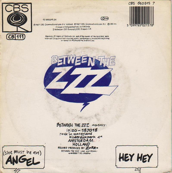 Between The ZZZ : Angel (7", Single)