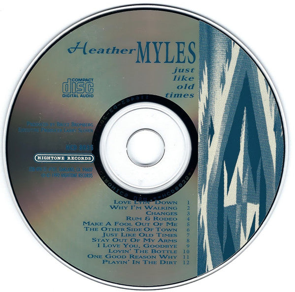 Heather Myles : Just Like Old Times (CD, Album)