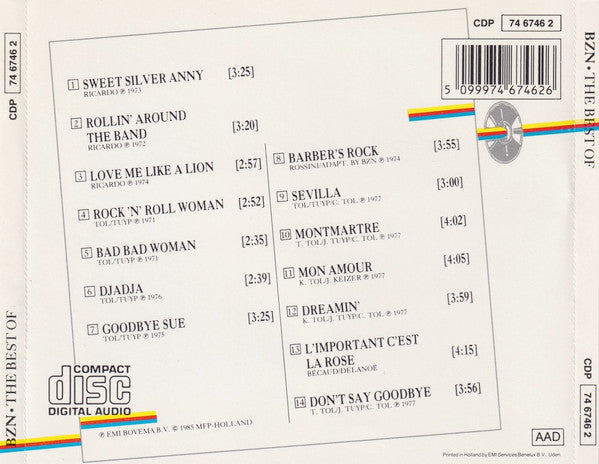 BZN : The Best Of BZN (CD, Comp, RE)