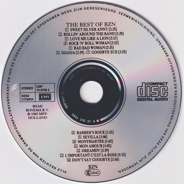 BZN : The Best Of BZN (CD, Comp, RE)