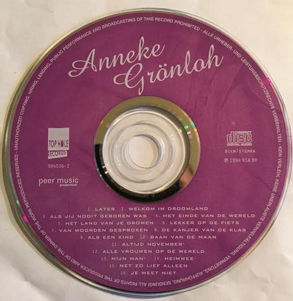 Anneke Grönloh : Anneke Grönloh (CD, Album)