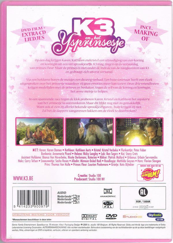 K3 : K3 En Het IJsprinsesje (DVD-V + CD + Ltd)