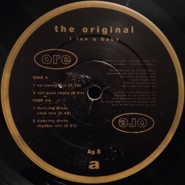 The Original : I Luv U Baby (12")