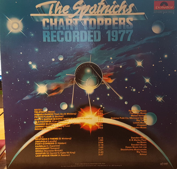 The Spotnicks : Chart Toppers Recorded 1977 (LP, Album)