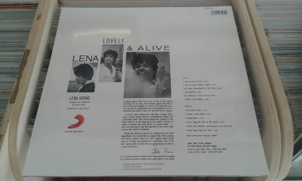 Lena Horne : Lovely And Alive (LP)