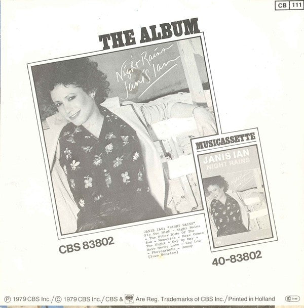Janis Ian : Fly Too High (7", Single)