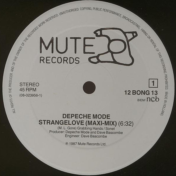 Depeche Mode : Strangelove (12", Single)
