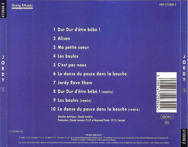 Jordy (2) : Pochette Surprise (CD, Album)
