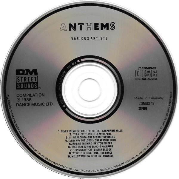 Various : Anthems Volume 5 (CD, Comp)