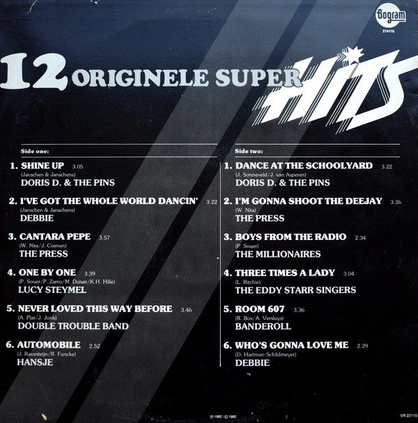 Various : 12 Originele Super Hits (LP, Comp)