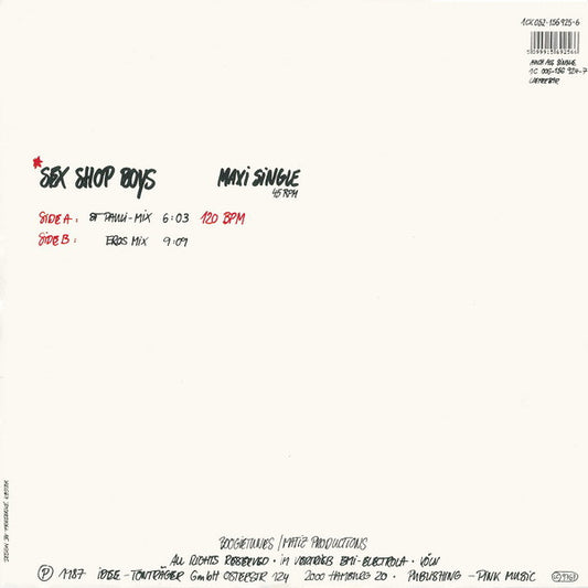 Sex Shop Boys : Big Tits (12", Maxi)